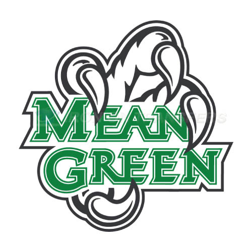 North Texas Mean Green Logo T-shirts Iron On Transfers N5612